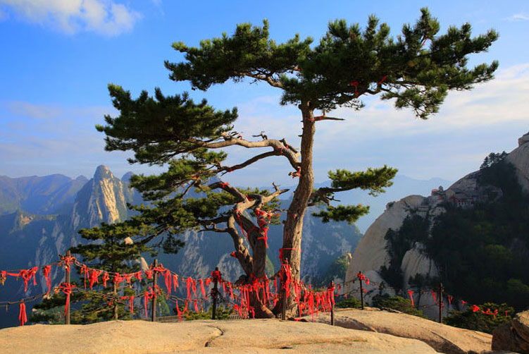 西安华山最省力西峰索道华山一日游华山旅游纯玩华山门票